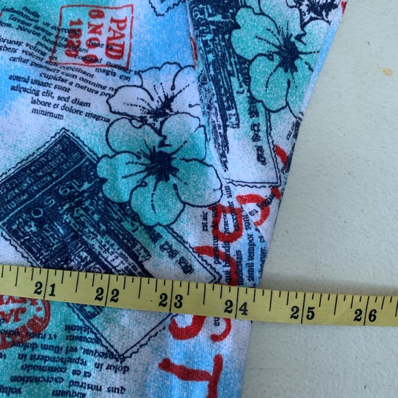 Vintage Postal Stamps all over print tracksuit size M/L. - Picture 7 of 13